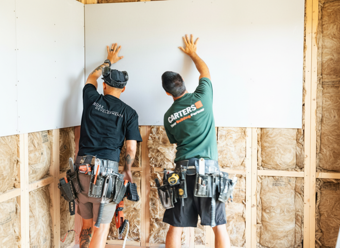 Construction progress on a Northland new build