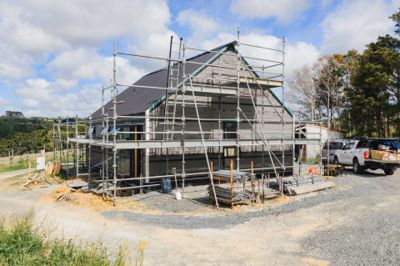 Boaz team on site — Mangawhai new build