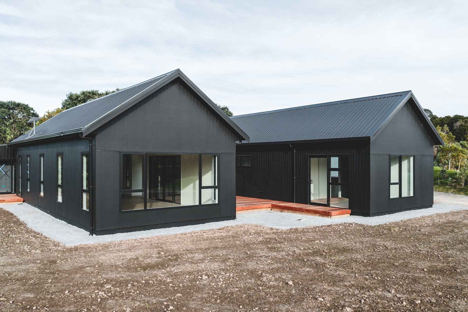 Coastal new build near Waipu by Boaz Developments - rural Bream Bay home in Northland