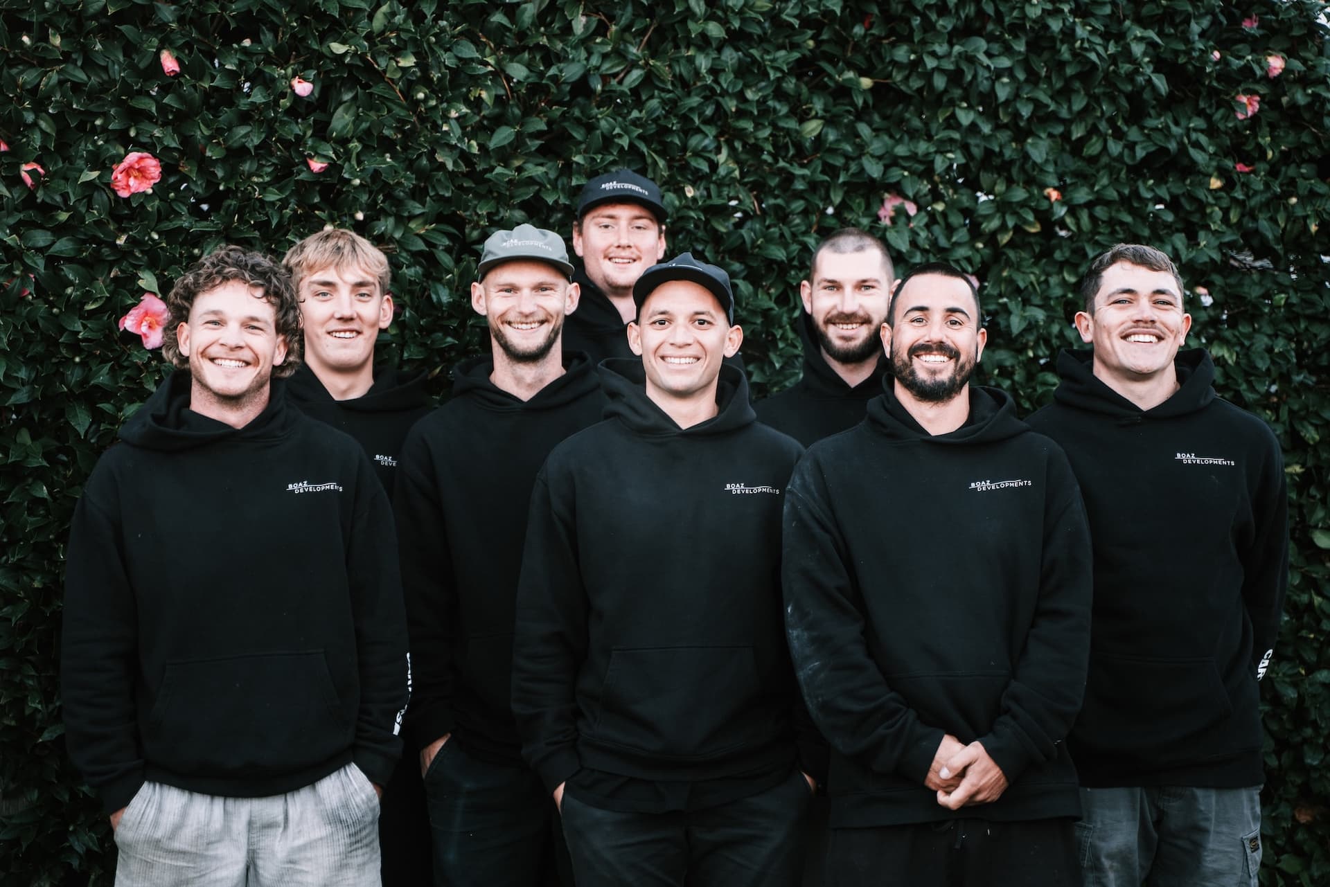 The Boaz Developments crew